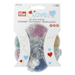 8mm, Jersey Ring Press Fasteners & Tool - Multipack | Prym Love 7 8mm, Jersey Ring Press Fasteners & Tool - Multipack | Prym Love -Arts and Crafts 390740 1