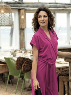 Plain Cotton Rich Jersey | Dark Fuchsia -Arts and Crafts 5438 317