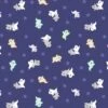 Castle Spooky Fabric | Spooky Ghosts Blue -Arts and Crafts A573 2 1