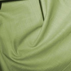 Linen Look Cotton Fabric | Green