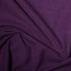 Linen Look Cotton Fabric | Purple