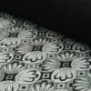 Jacquard Jersey | Floral Tile Black -Arts and Crafts E107467 06 1