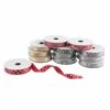 Trimmings Bundle Satin Ribbon Festive Designs - 12 Roll Pack -Arts and Crafts E107480 05 1
