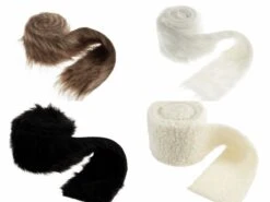 Faux Fur Rolls, 2m X 80mm | 4 Roll Treat