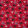 Jersey Cotton Fabric | Whales Red 2 Jersey Cotton Fabric | Whales Red -Arts and Crafts E107677 24 1