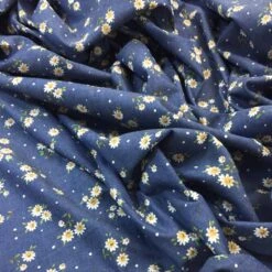 Long Island Printed Denim | Daisies -Arts and Crafts E107711 02 3