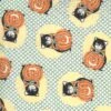 MODA Kitty Corn Fabric | Pumpkin Green -Arts and Crafts E107892 02 1