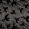 Faux Leather Fur Cut Out Fabric | Swallow Black -Arts and Crafts E108030 04 1