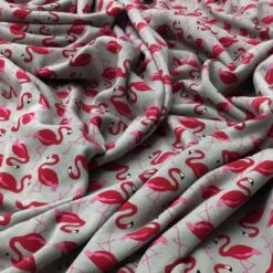 Luxury Sweatshirt Fabric | Flamingo Grey -Arts and Crafts E108111 03 3