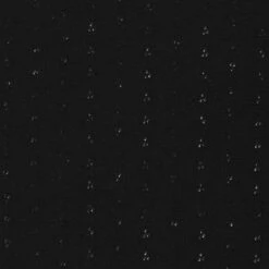 Double Gauze - Embroidered Floral Design | Black