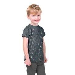 Christmas Jersey Fabric | Christmas Penguin Blue -Arts and Crafts E108681 01 2