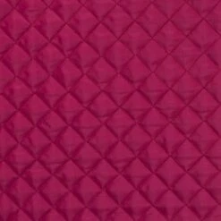 Quilted Crosshatch Coating Fabric | Fuchsia