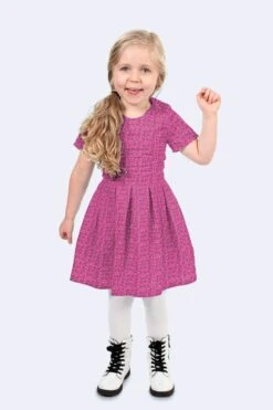 Cotton Print Fabric | Vibrant Burst Magenta -Arts and Crafts E108927 17536 017 6