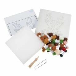 Needle Felting Kit With Frame | Deer
