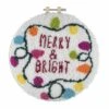 Punch Needle Kit With Hoop | Merry & Bright -Arts and Crafts E109040 03 2