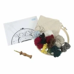 Punch Needle Kit With Hoop | Festive Car -Arts and Crafts E109040 05 3