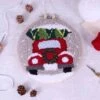 Punch Needle Kit With Hoop | Festive Car 2 Punch Needle Kit With Hoop | Festive Car -Arts and Crafts E109040 05 4