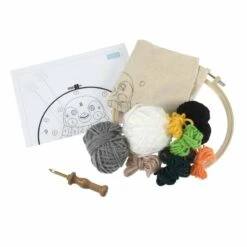 Punch Needle Kit With Hoop | Penguin 7 Punch Needle Kit With Hoop | Penguin -Arts and Crafts E109040 06 3