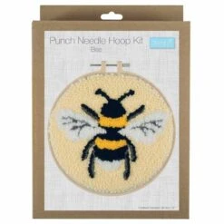 Punch Needle Kit With Hoop | Bee -Arts and Crafts E109040 07 1