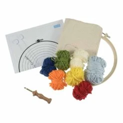 Punch Needle Kit With Hoop | Rainbow