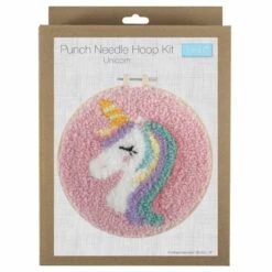 Punch Needle Kit With Hoop | Unicorn