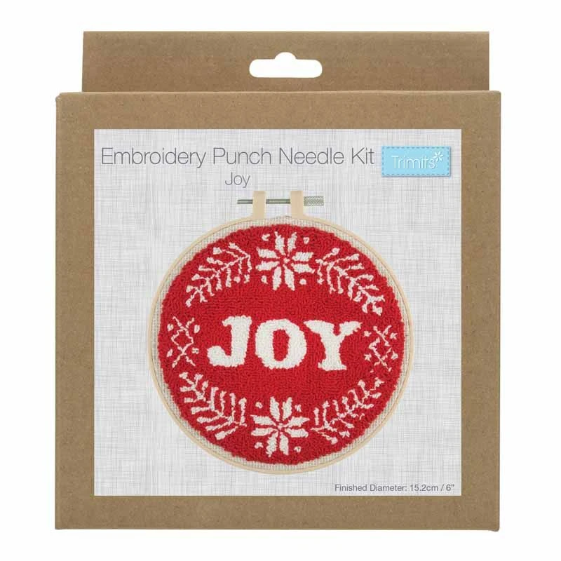 Embroidery Punch Needle Kit With Hoop | Joy 4 Embroidery Punch Needle Kit With Hoop | Joy - Image 2