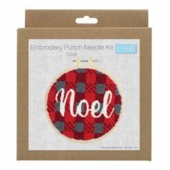 Embroidery Punch Needle Kit With Hoop | Noel -Arts and Crafts E109041 08 1