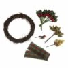 Wreath Kit | Traditional Tartan, 20cm -Arts and Crafts E109055 4