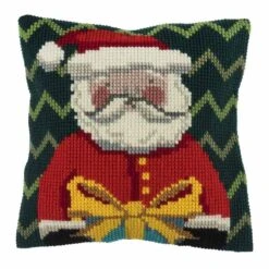 Cross Stitch Cushion Kit | Father Christmas -Arts and Crafts E109057 01 3