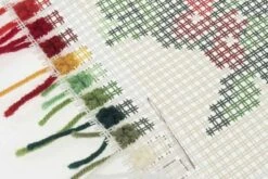 Cross Stitch Cushion Kit | Poinsettia -Arts and Crafts E109057 03 4