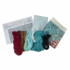 Cross Stitch Cushion Kit | Festive Dog -Arts and Crafts E109057 04 5