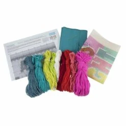 Cross Stitch Cushion Kit | All Is Bright -Arts and Crafts E109057 05 6