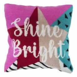 Half Stitch - Tapestry Cushion Kit | Shine Bright -Arts and Crafts E109058 04 3