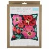 Half Stitch - Tapestry Cushion Kit | Painted Floral -Arts and Crafts E109058 05 1