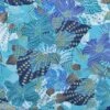 Viscose Challis Fabric | Foil Floral Turquoise 2 Viscose Challis Fabric | Foil Floral Turquoise -Arts and Crafts E109258 02 1