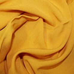 Viscose Challis Fabric Plain | Antique Gold