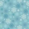 Snow Day Flannel Lewis & Irene | Snowflakes Icy Blue -Arts and Crafts E110280 F72 2 1