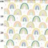 PU Printed Waterproof Raincoat Fabric | Rainbow Parade -Arts and Crafts E110376 13 2