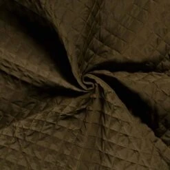 Quilted Coating Fabric | Crosshatch Khaki Green -Arts and Crafts E110636 027 1