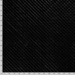 Quilted Coating Fabric | Foiled Crosshatch Black -Arts and Crafts E110639 069 4