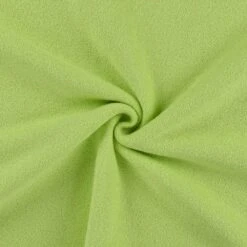 Terry Backed Fleece Fabric | Lime