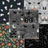 Castle Spooky Fabric | Fat Quarter Pack 3 1 Castle Spooky Fabric | Fat Quarter Pack 3 -Arts and Crafts castle spooky fq pack 3