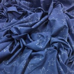 Printed Denim | Stars -Arts and Crafts e104679 02 3