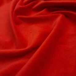 Classic Cotton Velvet Fabric | Red -Arts and Crafts e106565 01 4