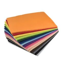 Acrylic Felt Pack, 23 X 30cm | Assorted Colours - 60pcs