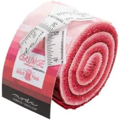 Moda Grunge Junior Jelly Roll | Stitch Pink