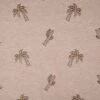 Embroidered Jersey Fabric | Palm Tree Rich Beige -Arts and Crafts e108028 02 1