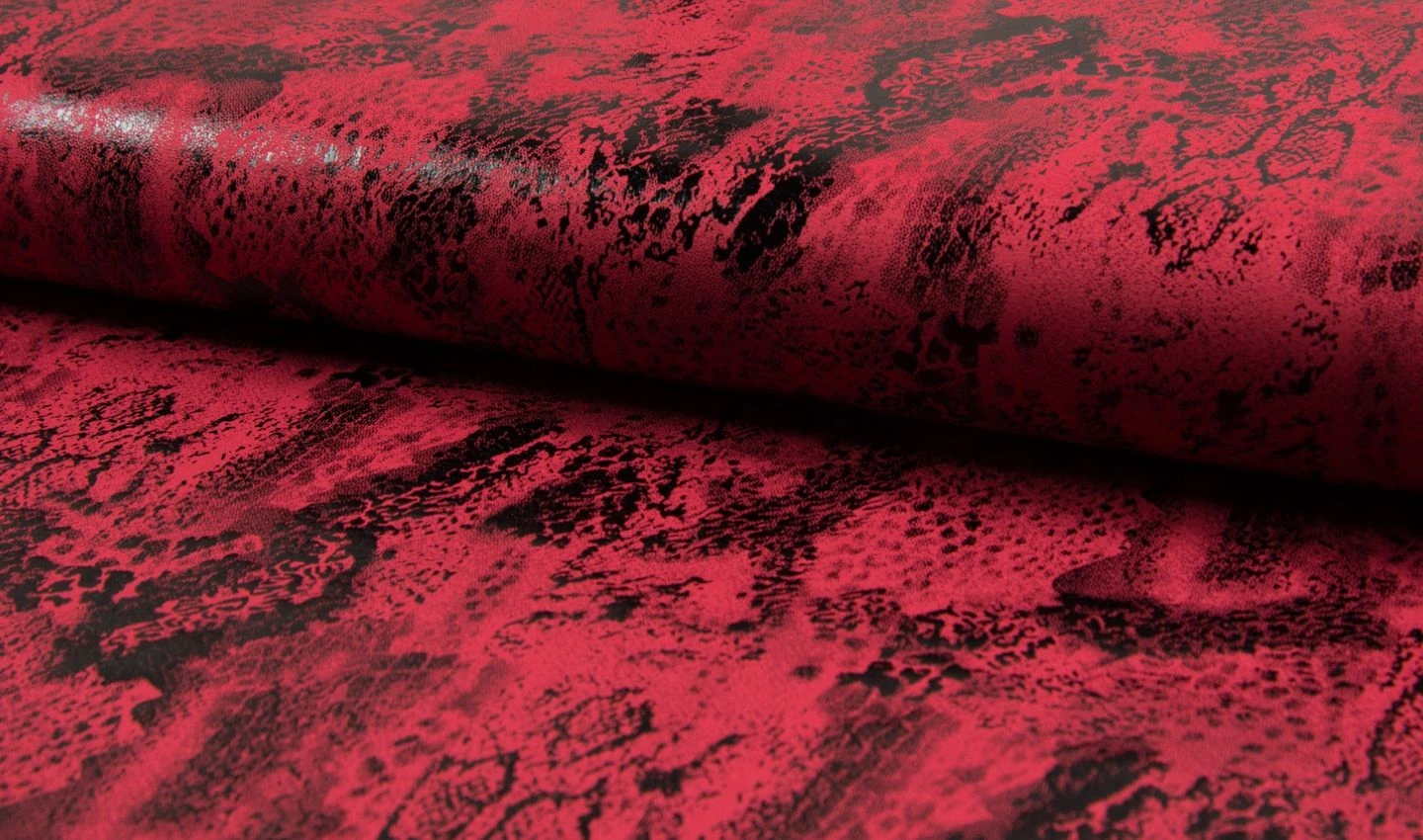Suede Touch Foil Jersey | Snake Effect Red 4 Suede Touch Foil Jersey | Snake Effect Red - Image 2