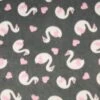 Super Soft Fleece | Elegant Swan Rose 1 Super Soft Fleece | Elegant Swan Rose -Arts and Crafts elegant swan rose supersoft fleece fabric main 105002 1
