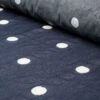 Embroidered Denim Fabric | Soft Spot White -Arts and Crafts embroidered denim fabric soft spot white main 3 h3030 008 1